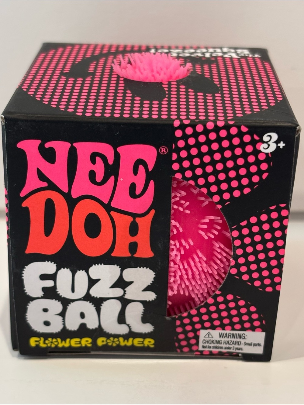 Needoh Fuzz Ball Flower Power Bundle Pink Purple Schylling Fidget Squishy Toys - Picture 4 of 5